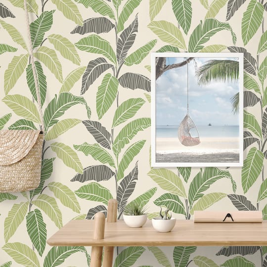 Tommy Bahama Leafy Peel & Stick Wallpaper
